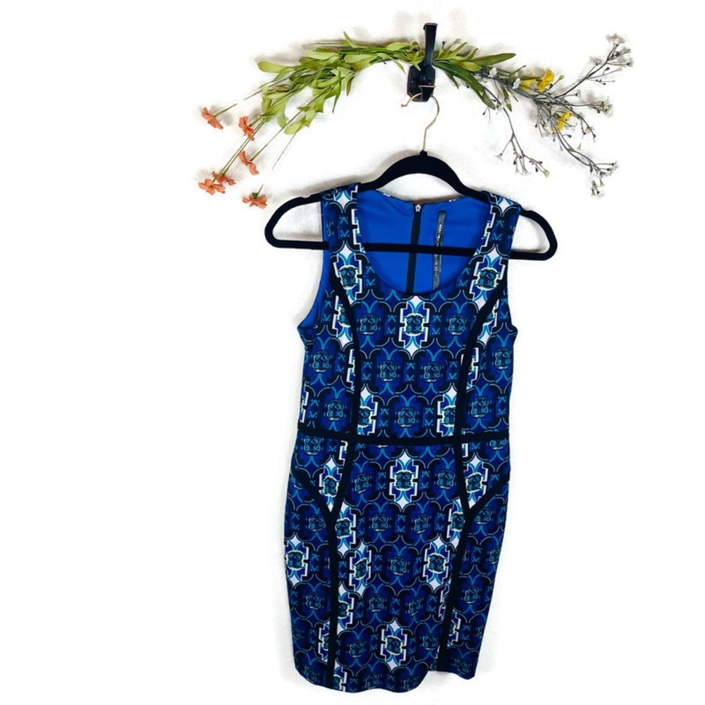 Andrew Marc | Sleeveless Dress Blue Size 6 Petites